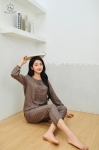 Bộ linen dài tay cổ tròn GK78